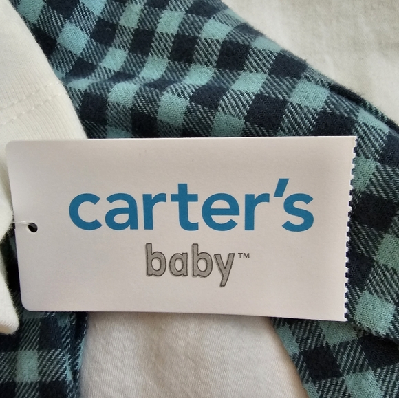 Set of 3 Carter's 9 to 12 month short sleeve fox shirt a pant and jacket - Picture 7 of 9